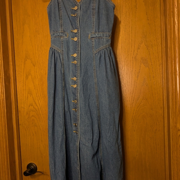 Denim Midi Dress - Picture 1 of 1